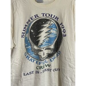 Vintage Grateful Dead Original Summer Tour 1993 Crew T-Shirt, XL, Rare